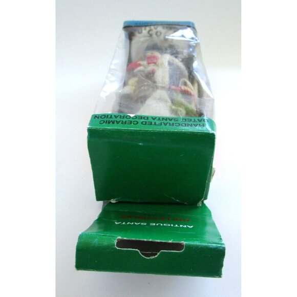 VTG Commodore Mfg.Corp. Antique Santa Collectibles 1905 England Ornament Ceramic - Picture 6 of 16